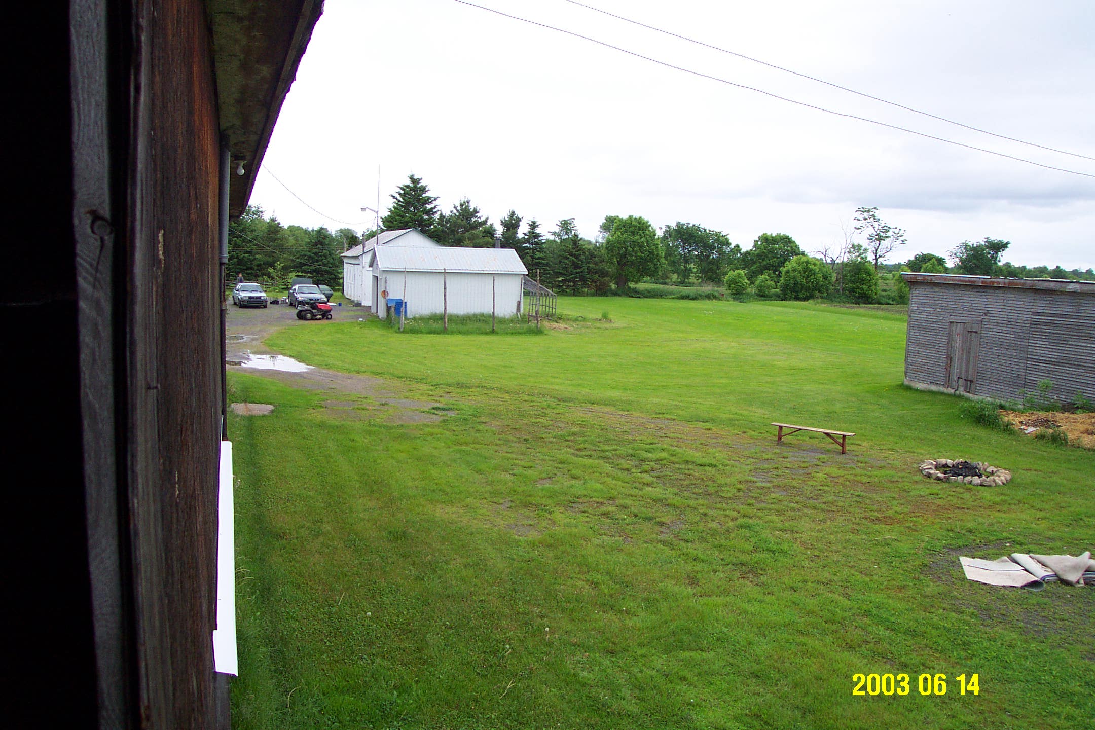 Arrière de l'étable