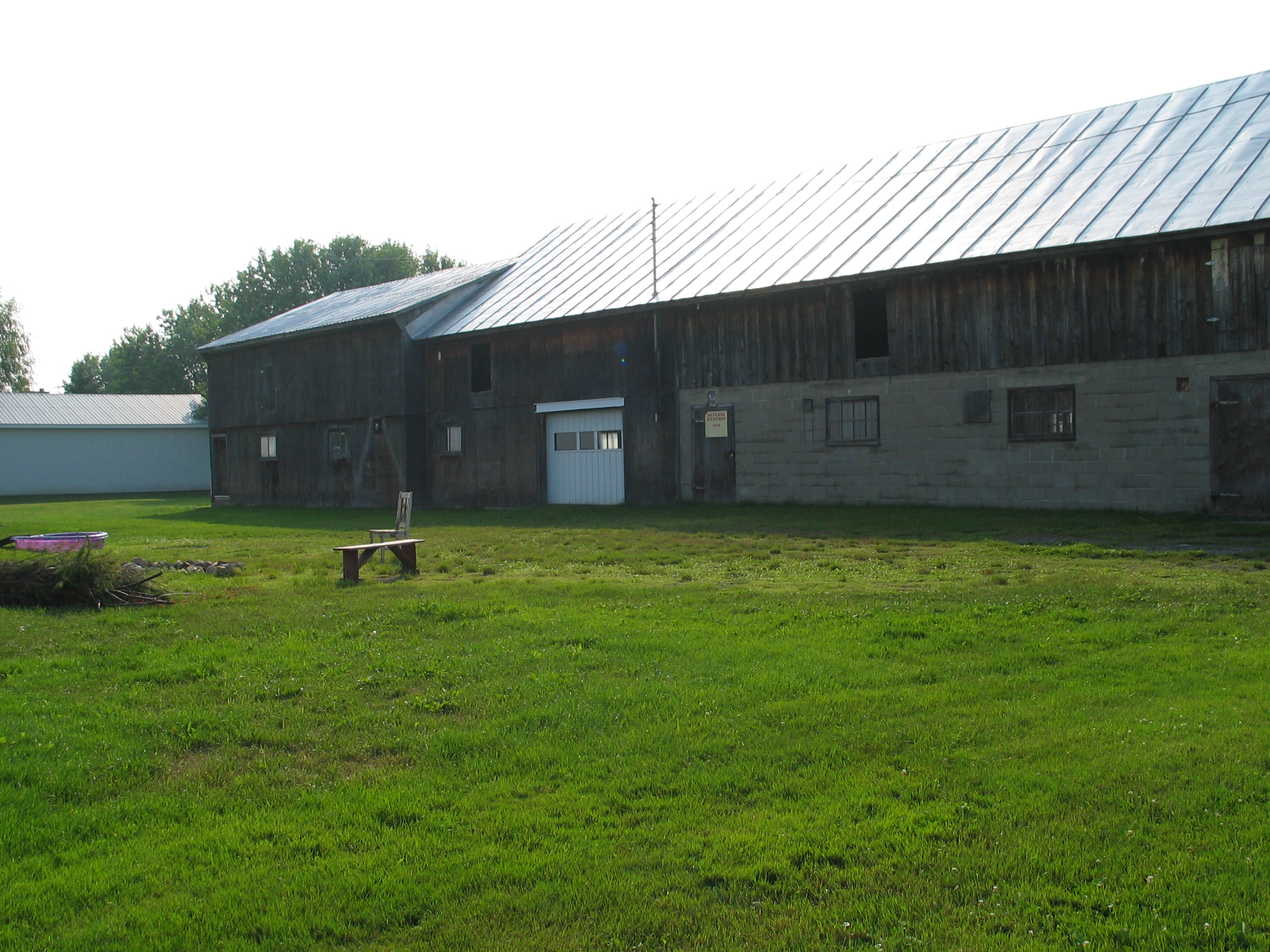 Côté Sud Est de l'étable